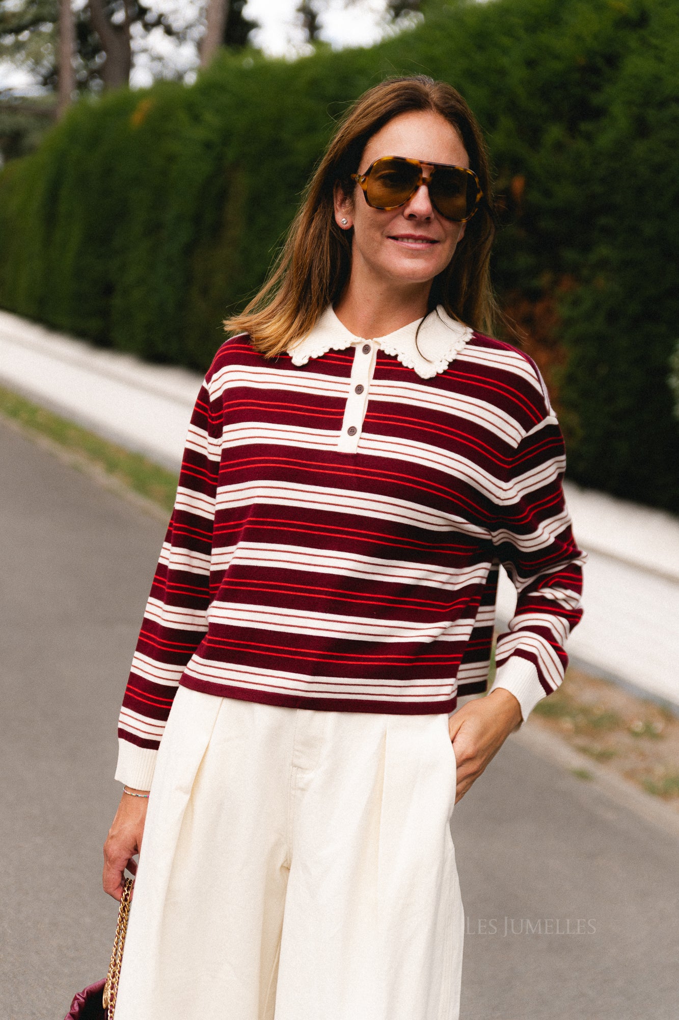 Prego sweatshirt burgundy