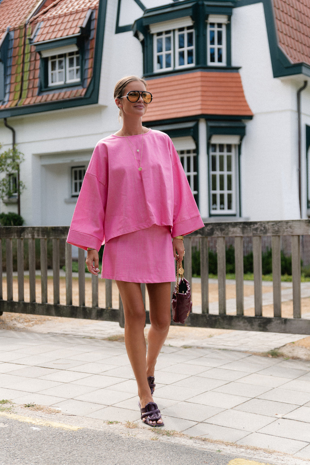 Yara mini skirt pink