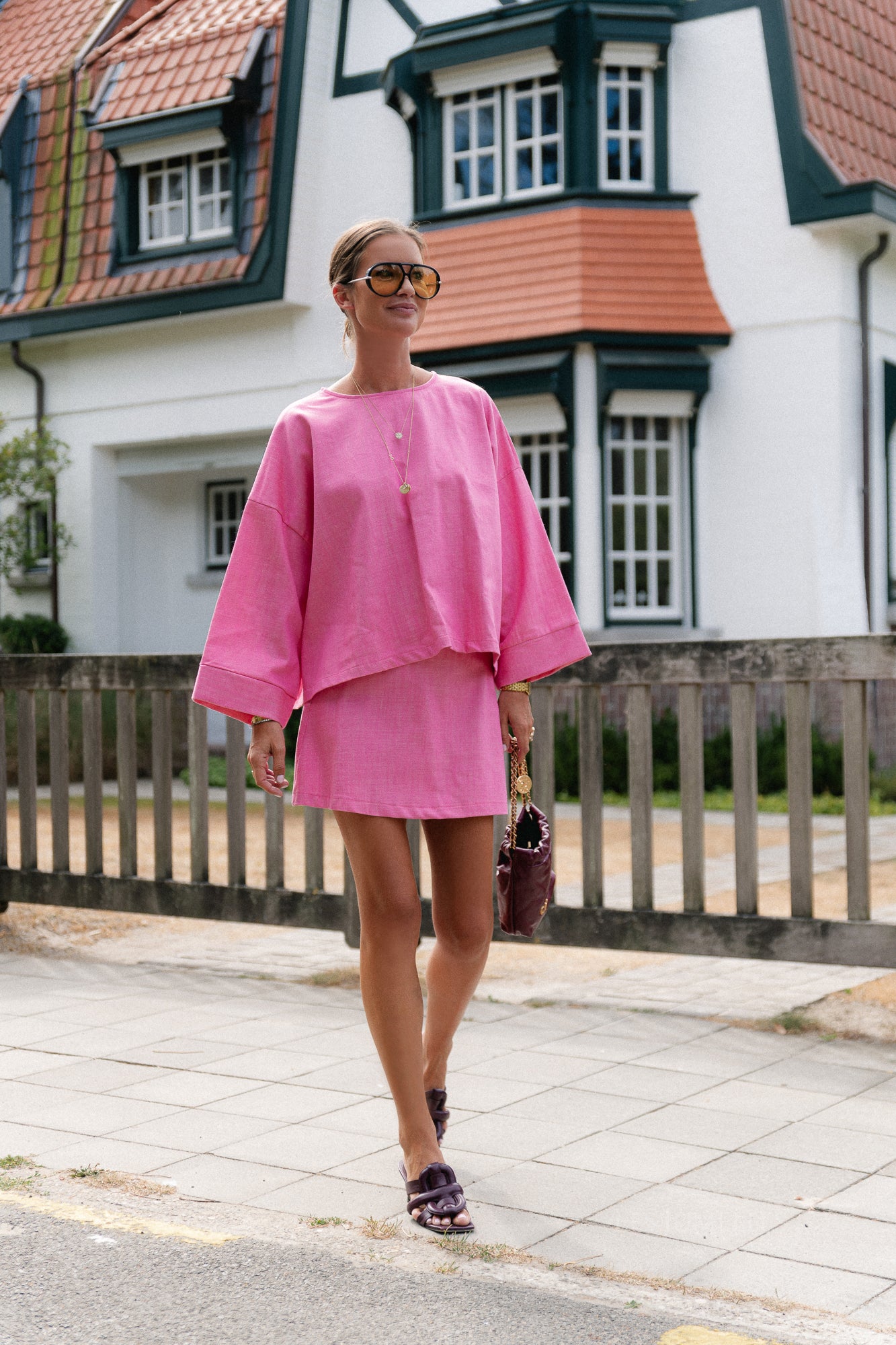 Yara mini skirt pink