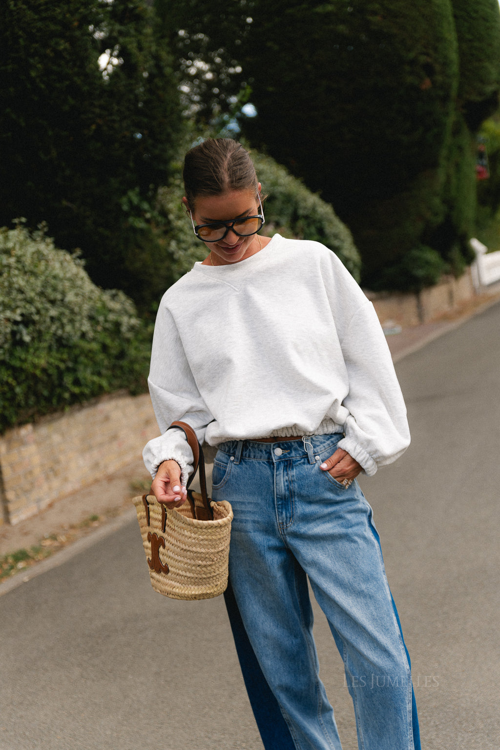 Stevie sweater light grey melange