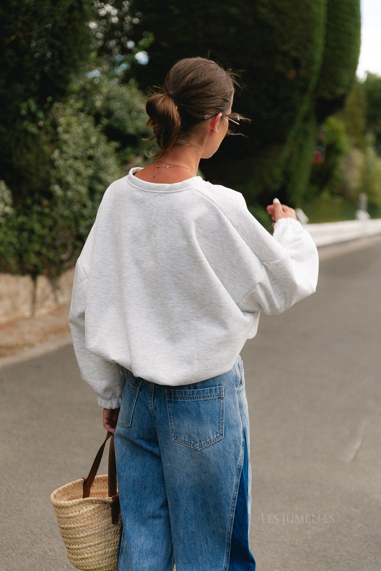 Stevie sweater light grey melange