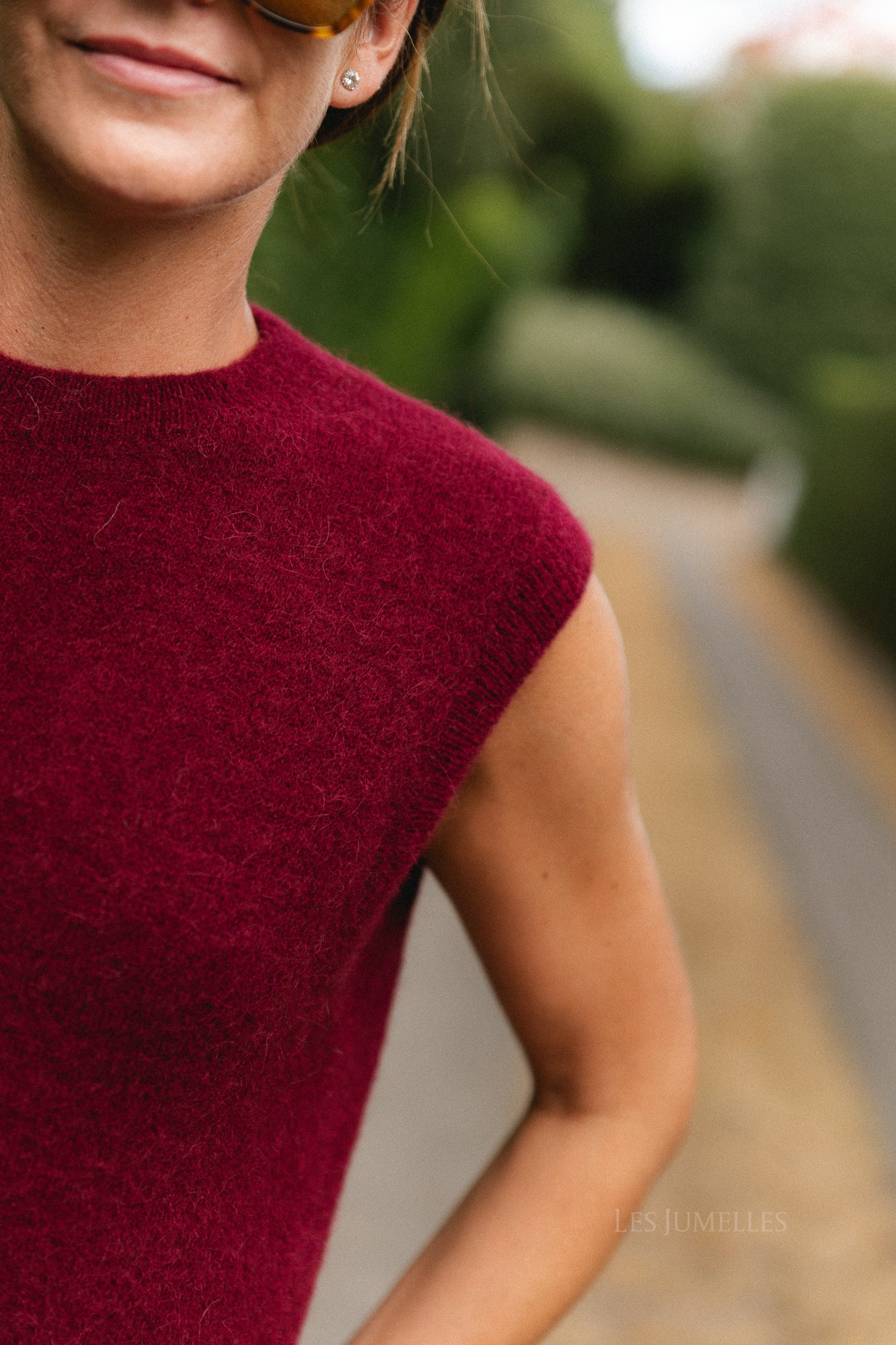 Reza sleeveless dress rumba red