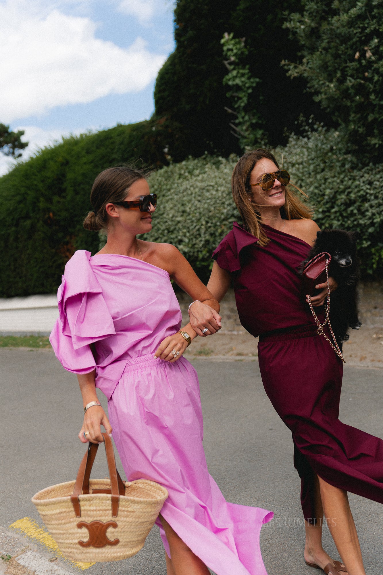 Emmilou maxi skirt burgundy