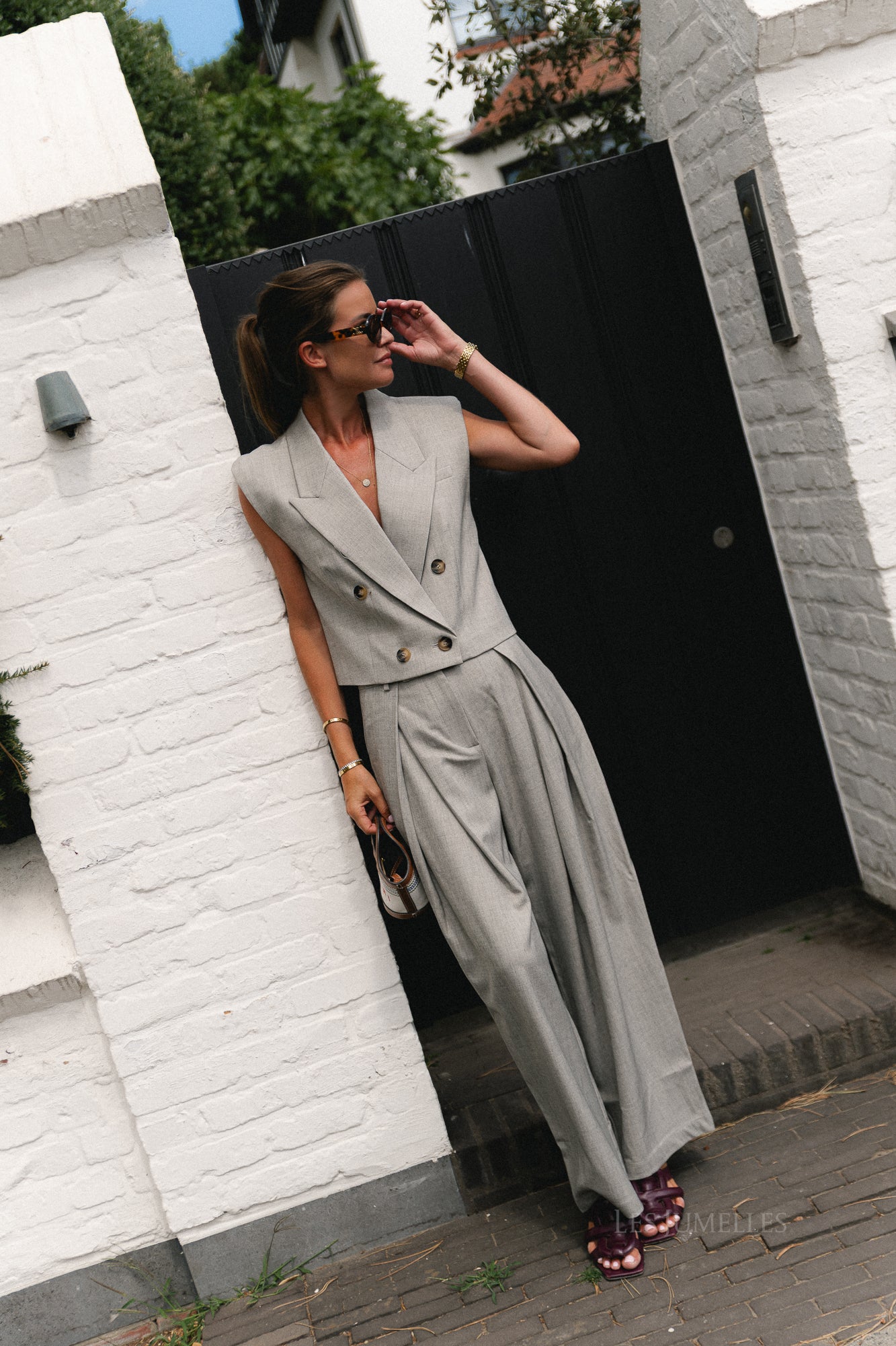 Jeezgc pants light grey