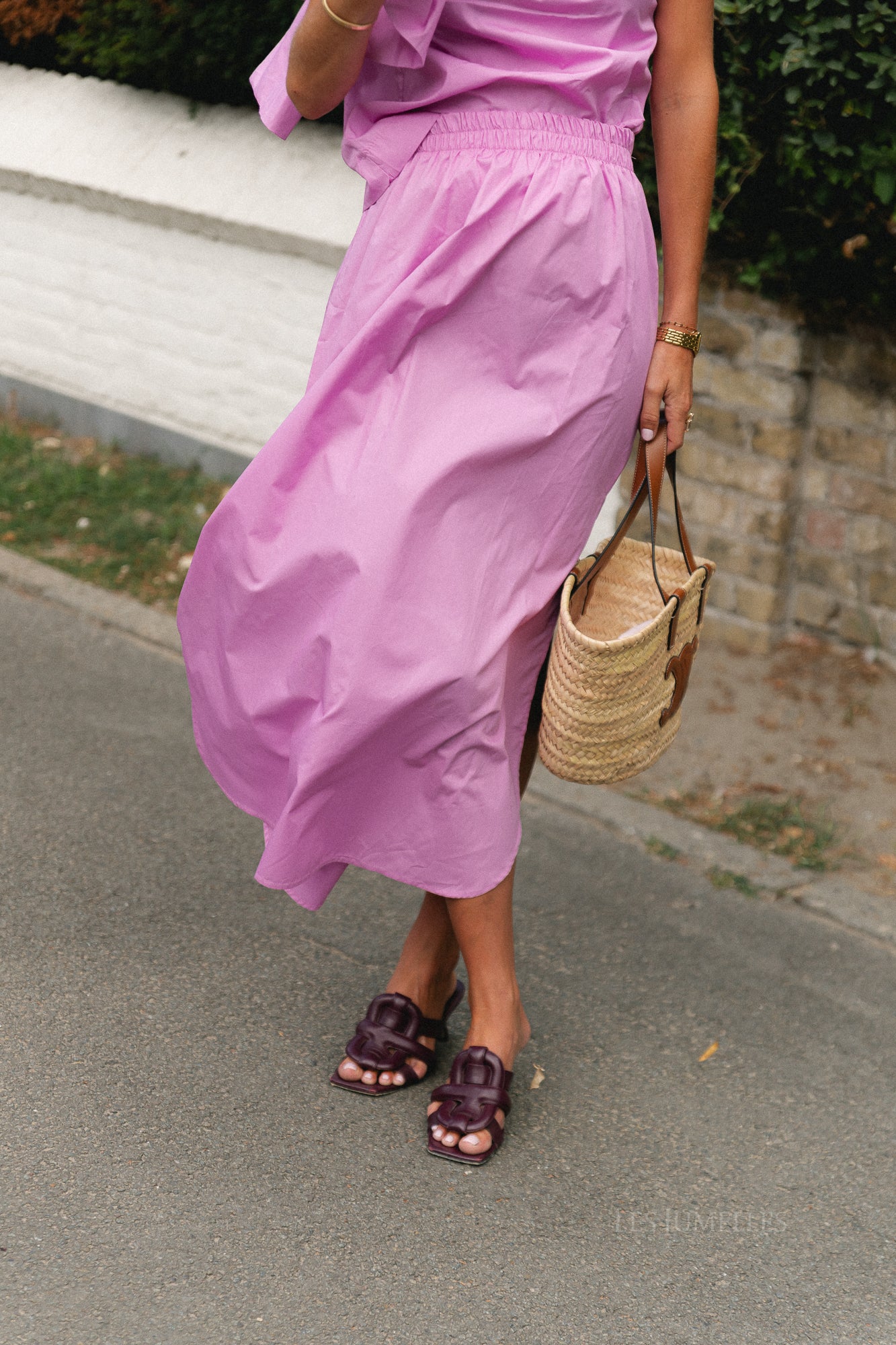Emmilou maxi skirt orchid