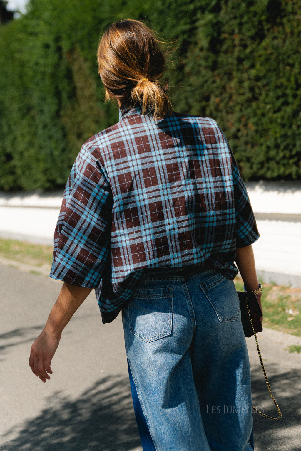 YASKarline 3/4 top port royale/checks