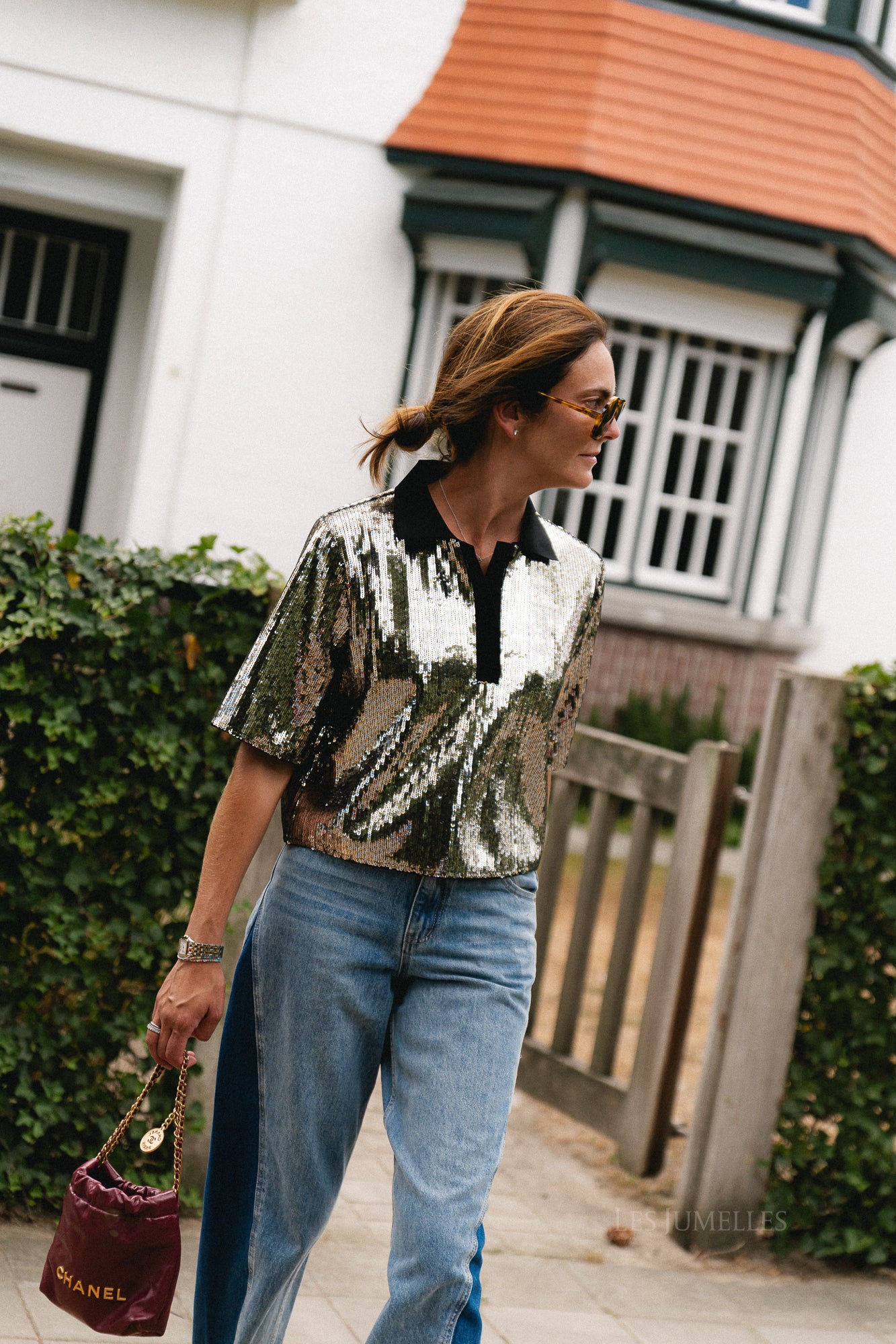 Light blouse silver