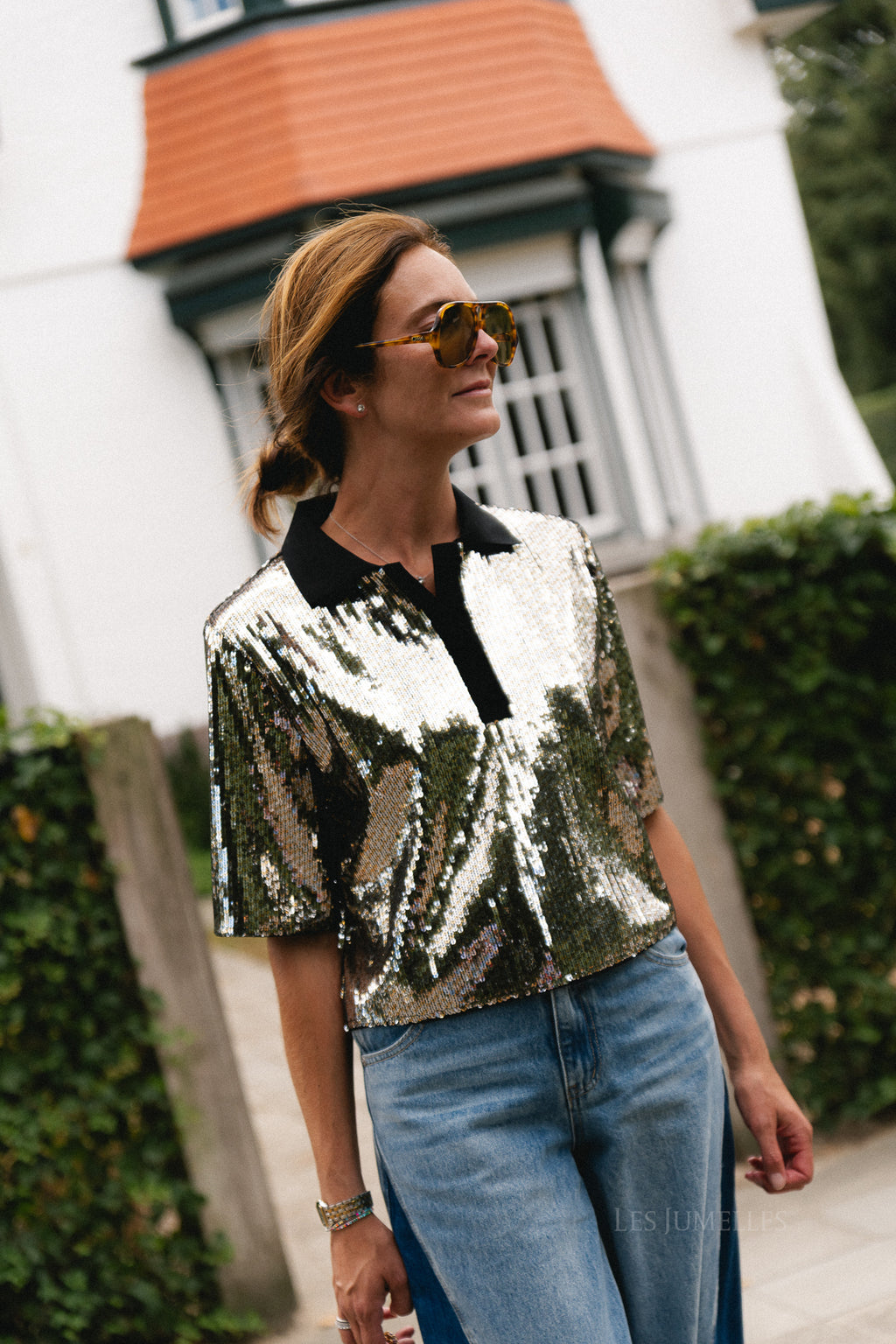 Light blouse silver