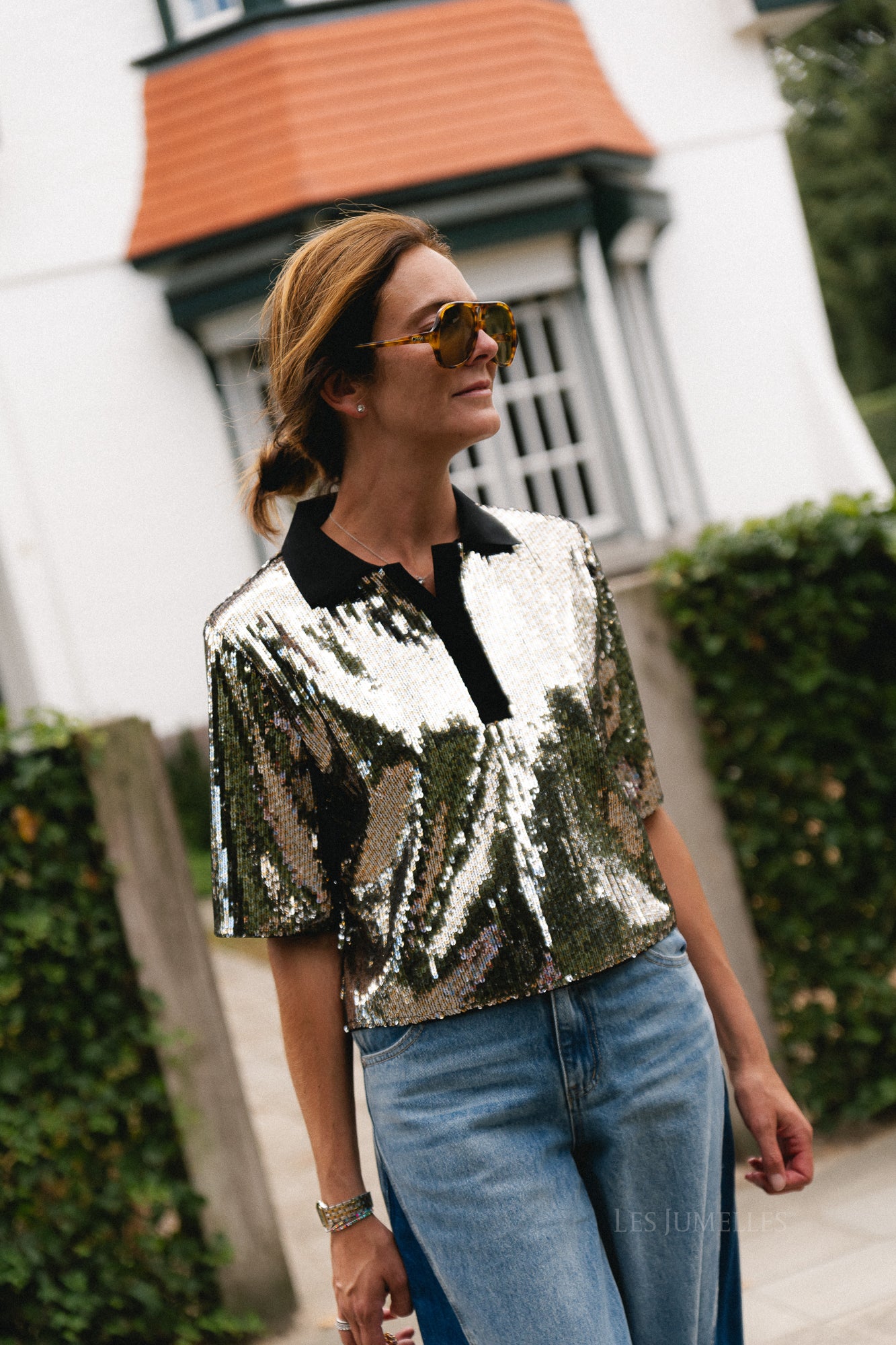Light blouse silver
