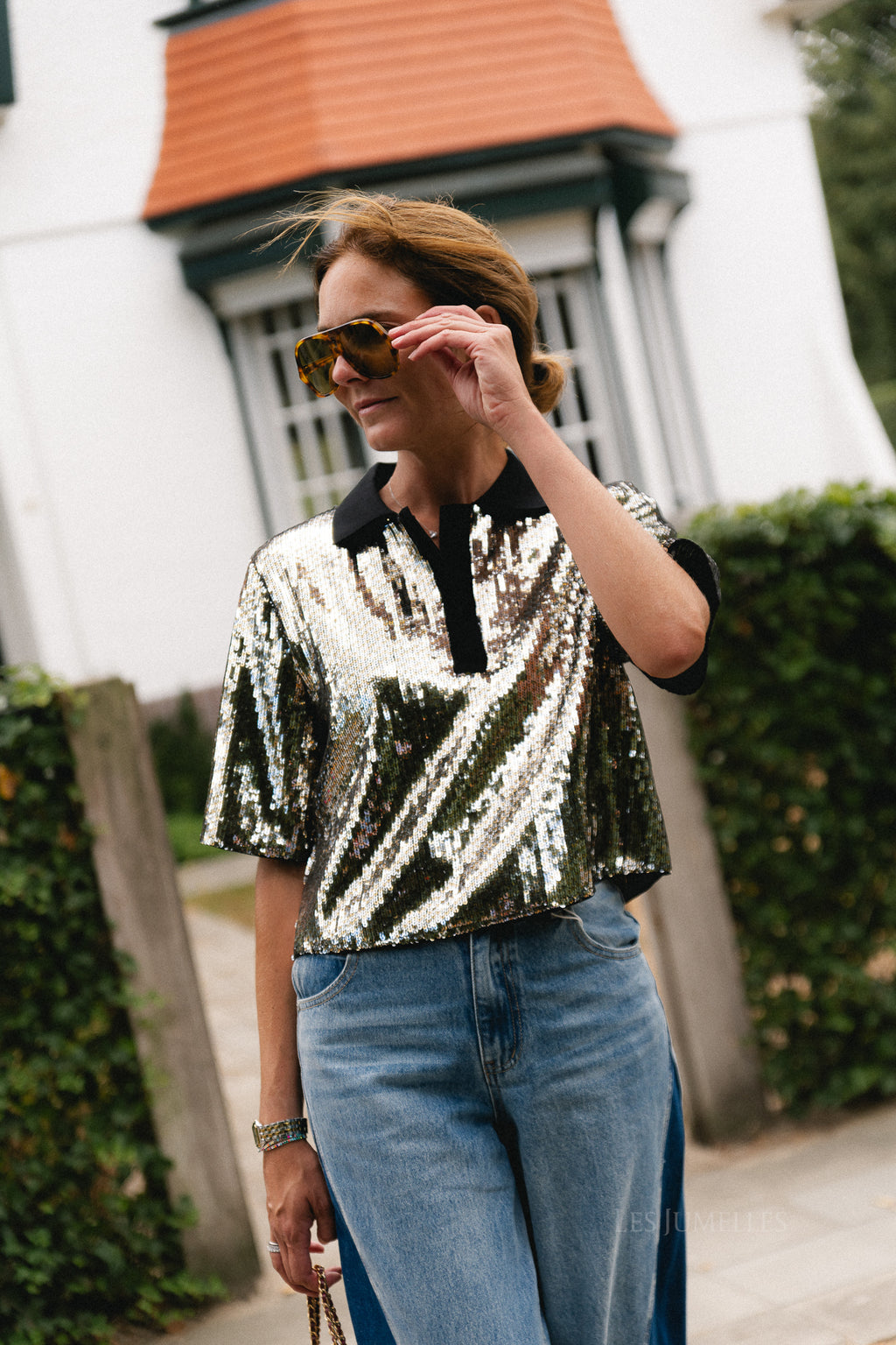 Light blouse silver