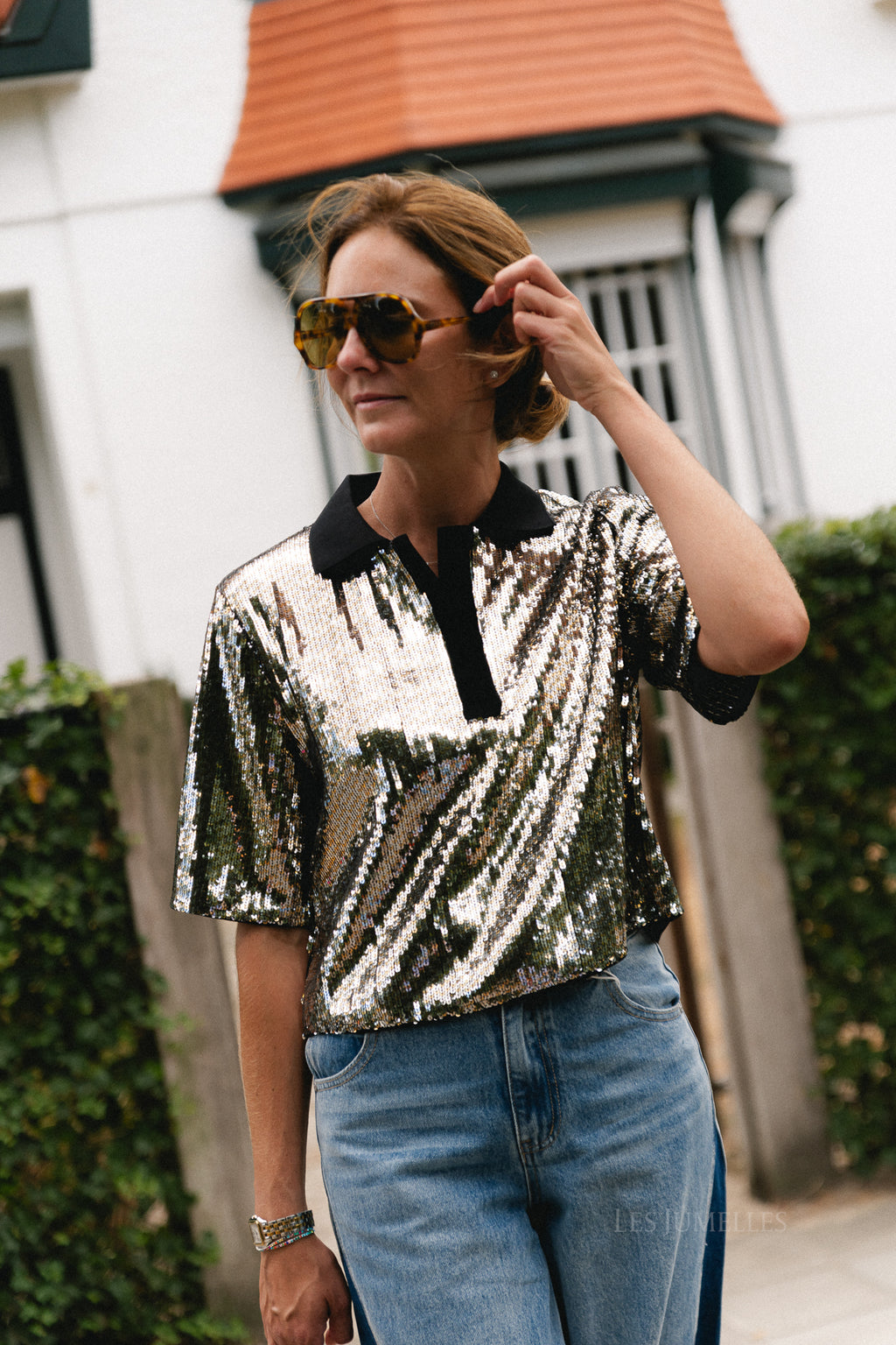 Light blouse silver