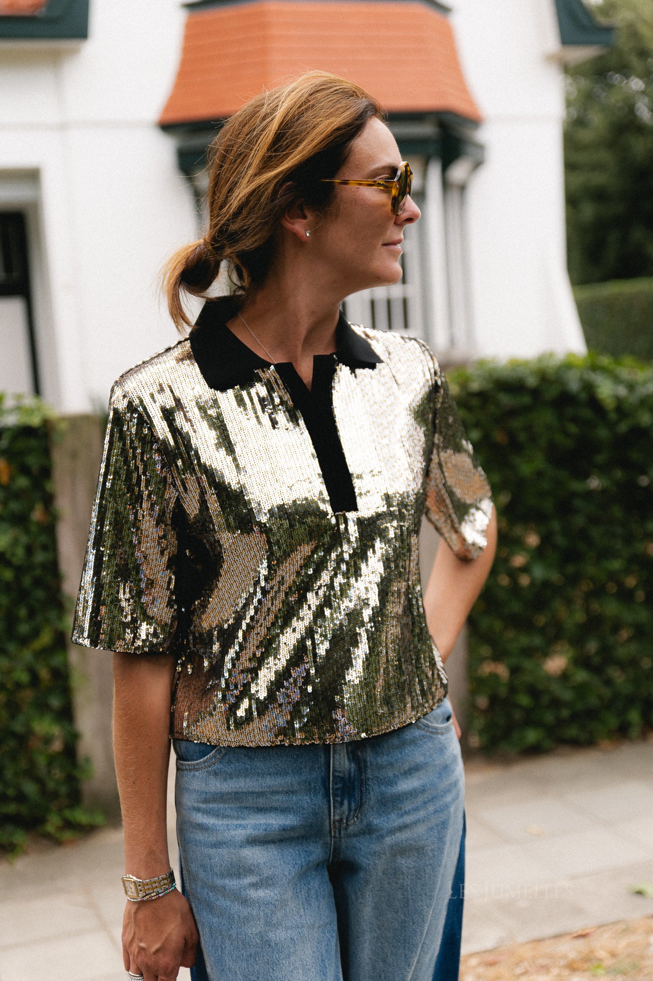 Light blouse silver