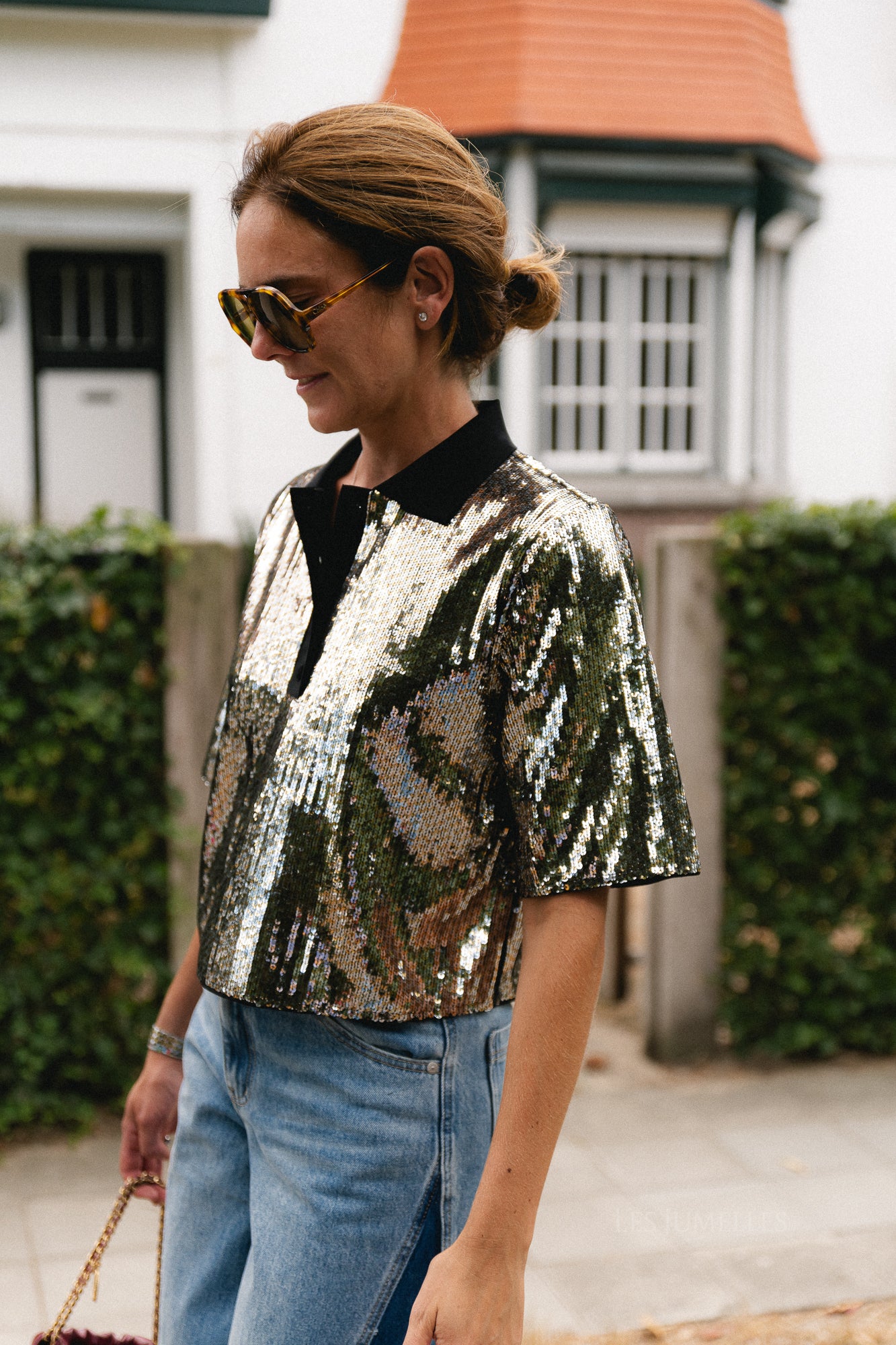 Light blouse silver