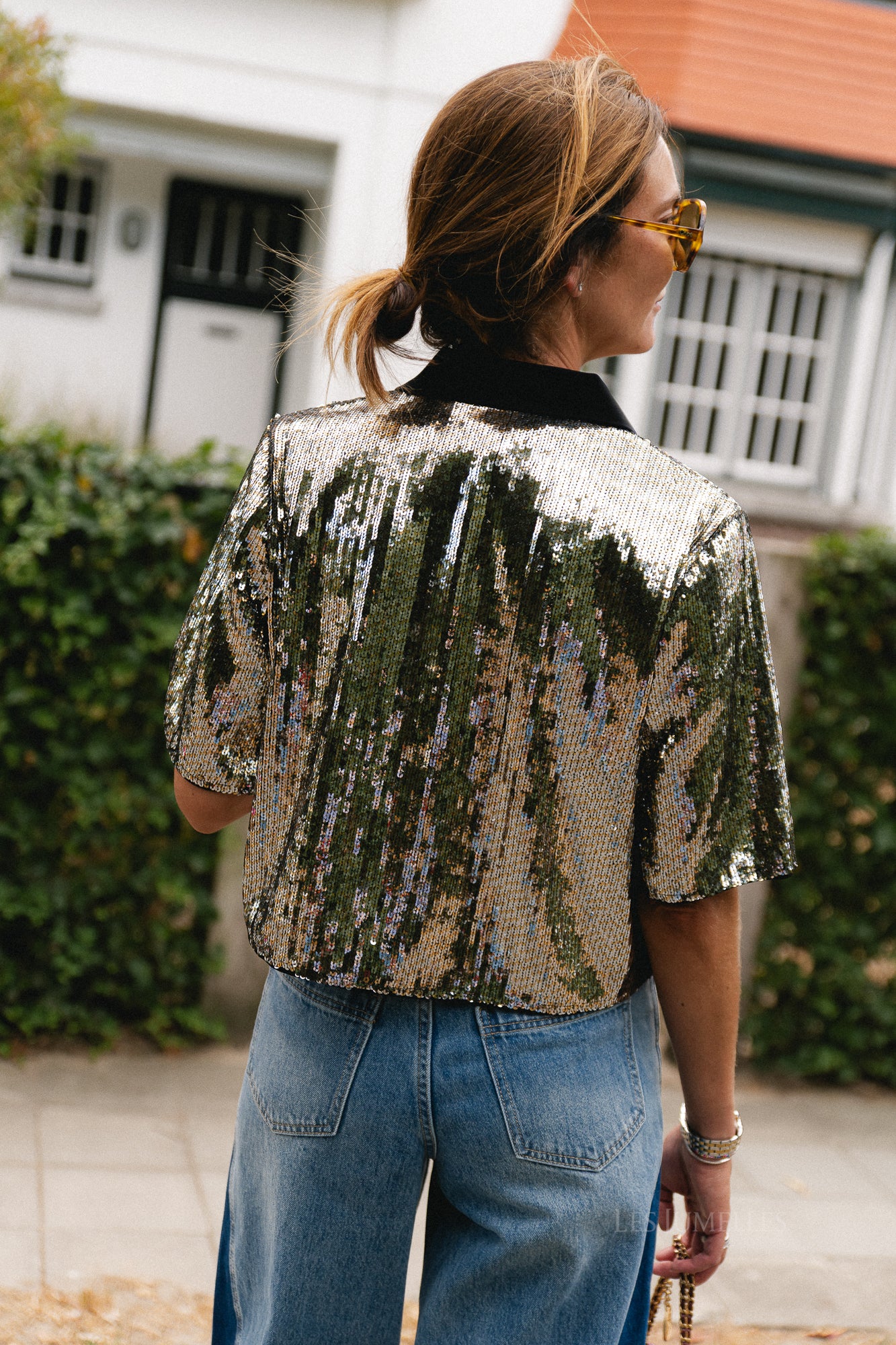 Light blouse silver
