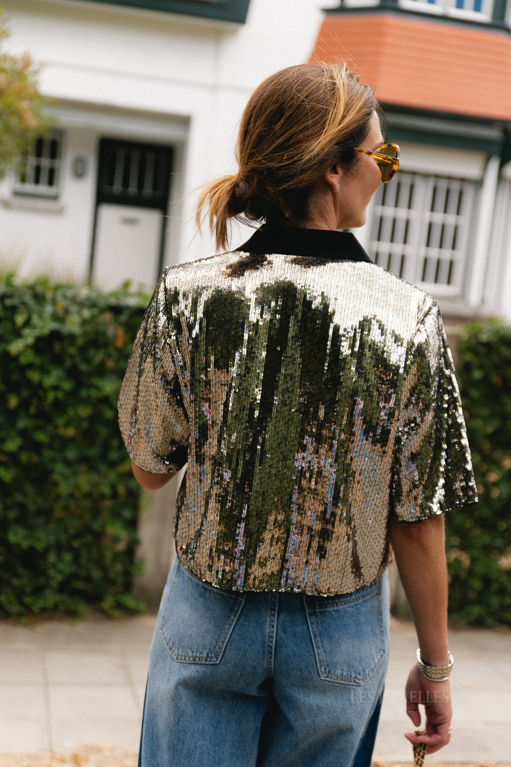 Light blouse silver
