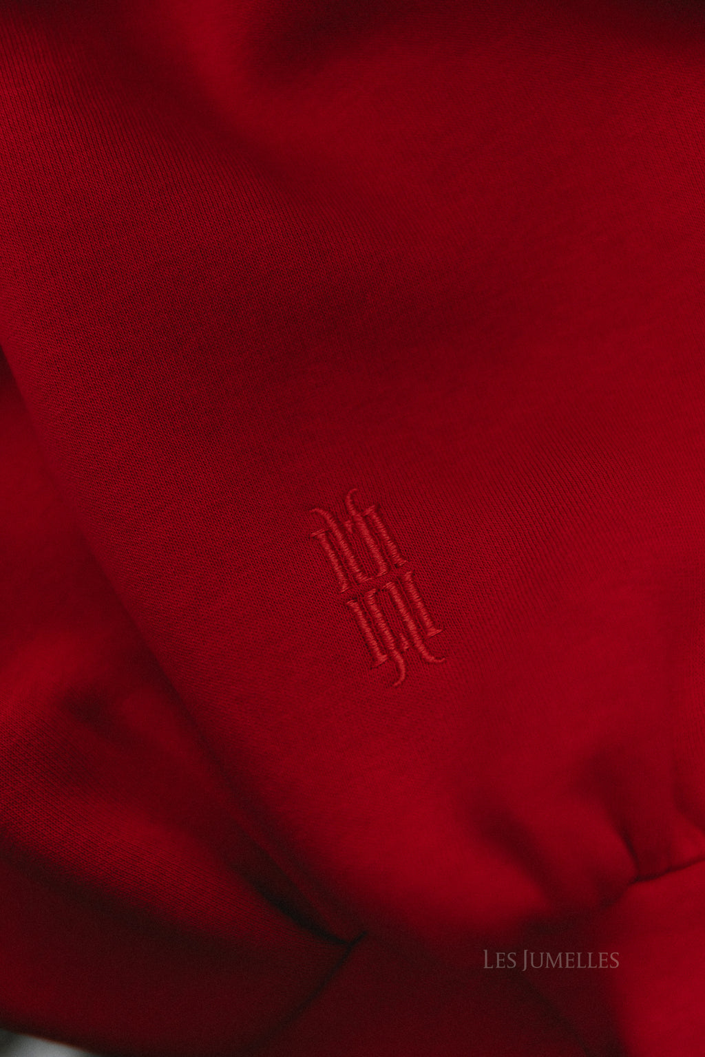 Anna sweater red/light grey
