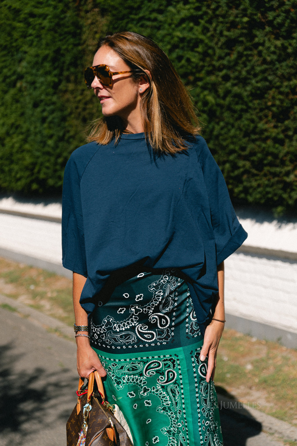 Cassie oversized T-shirt navy