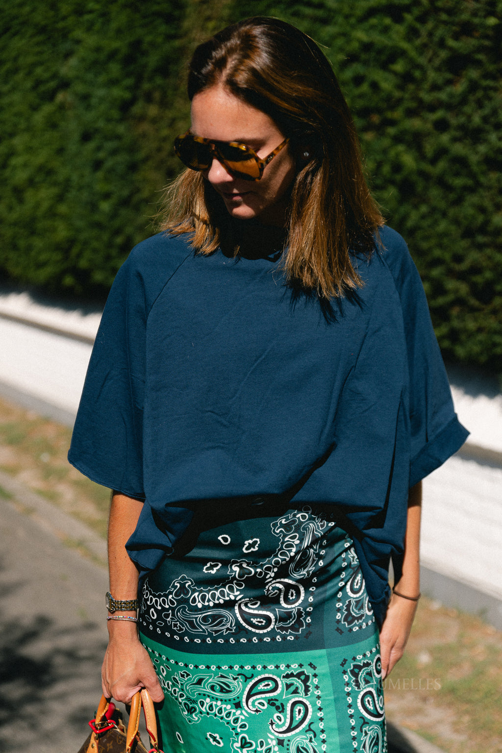 Cassie oversized T-shirt navy