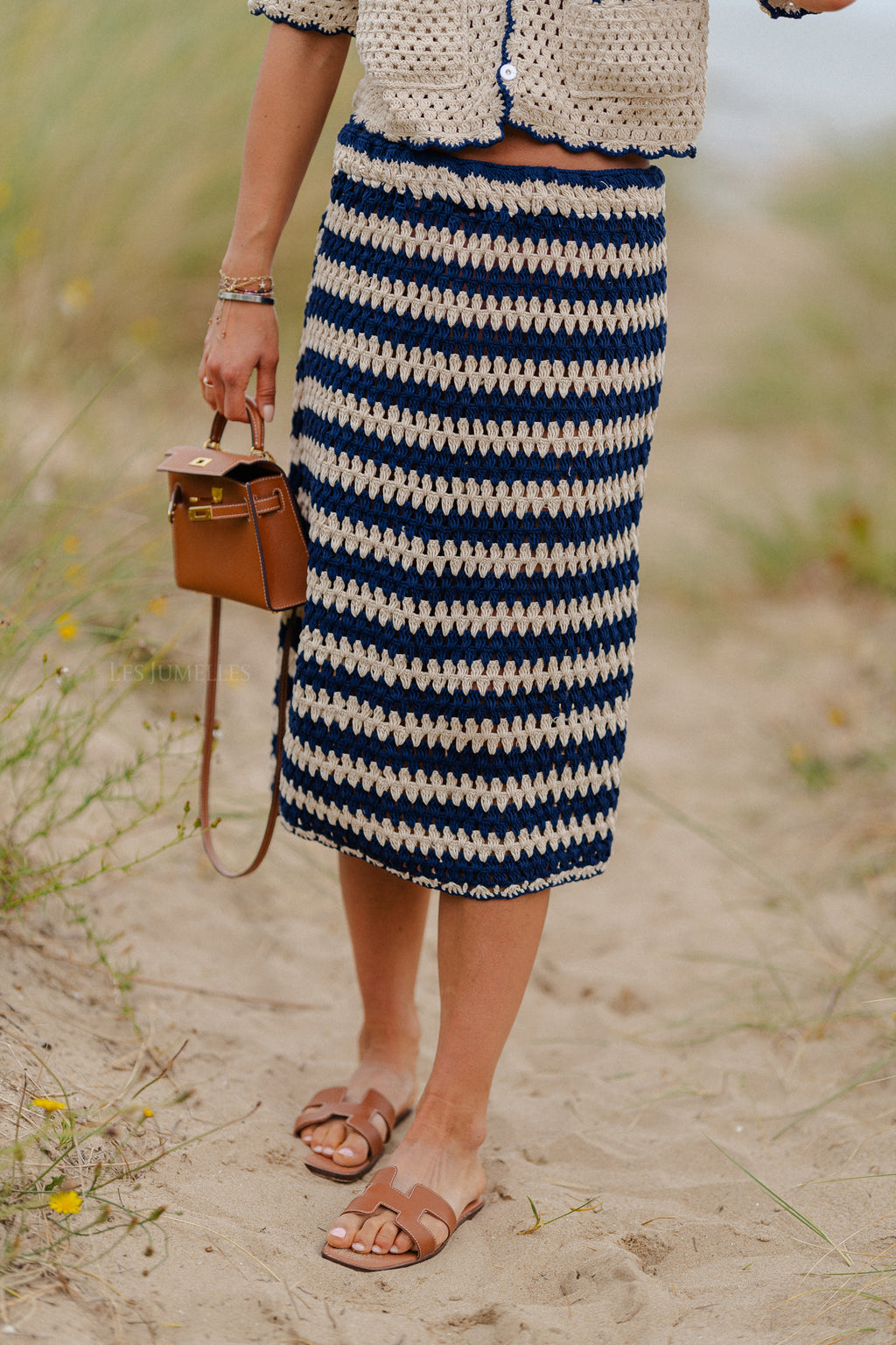 Chiara crochet set marine