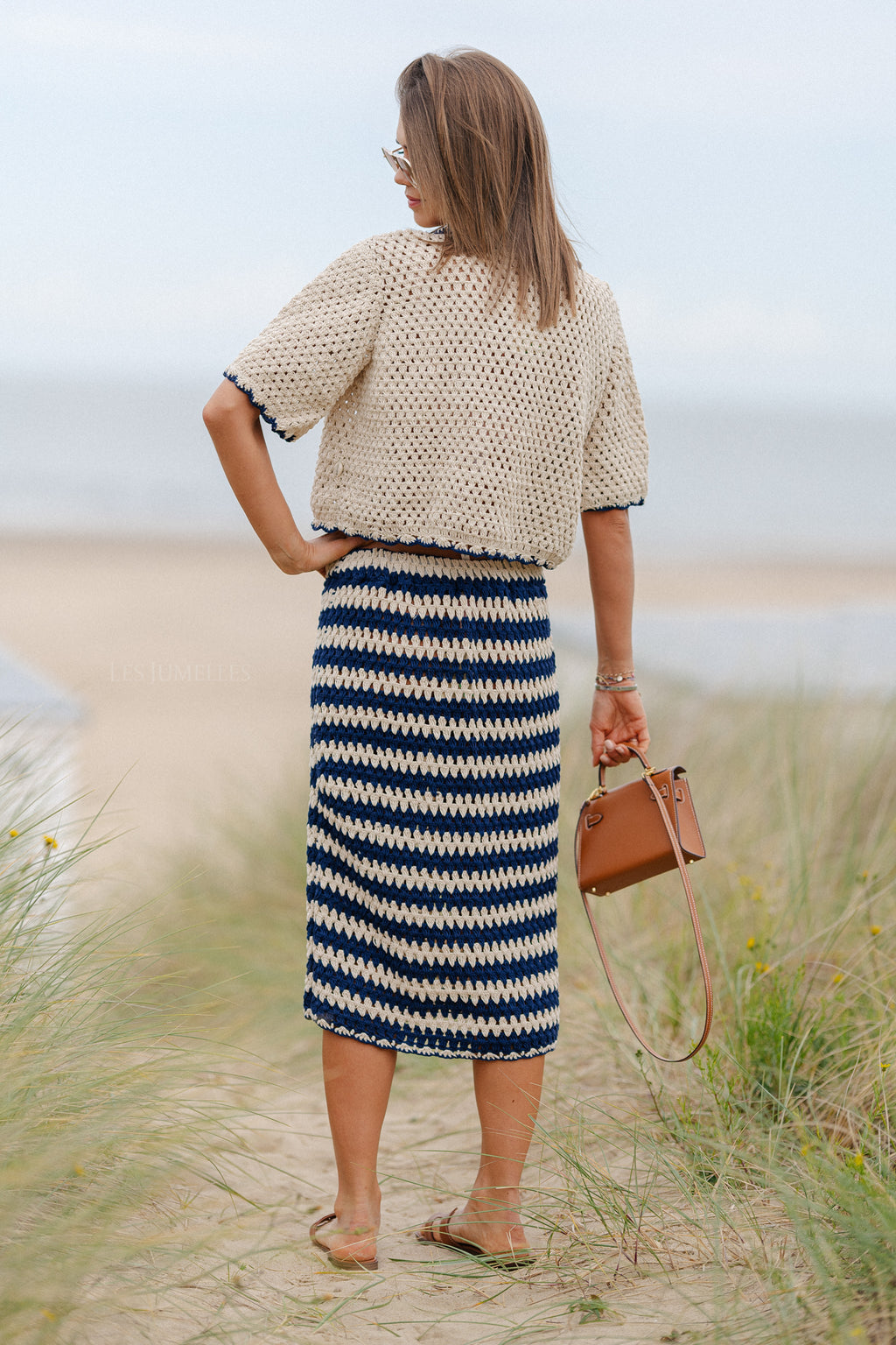 Chiara crochet set marine