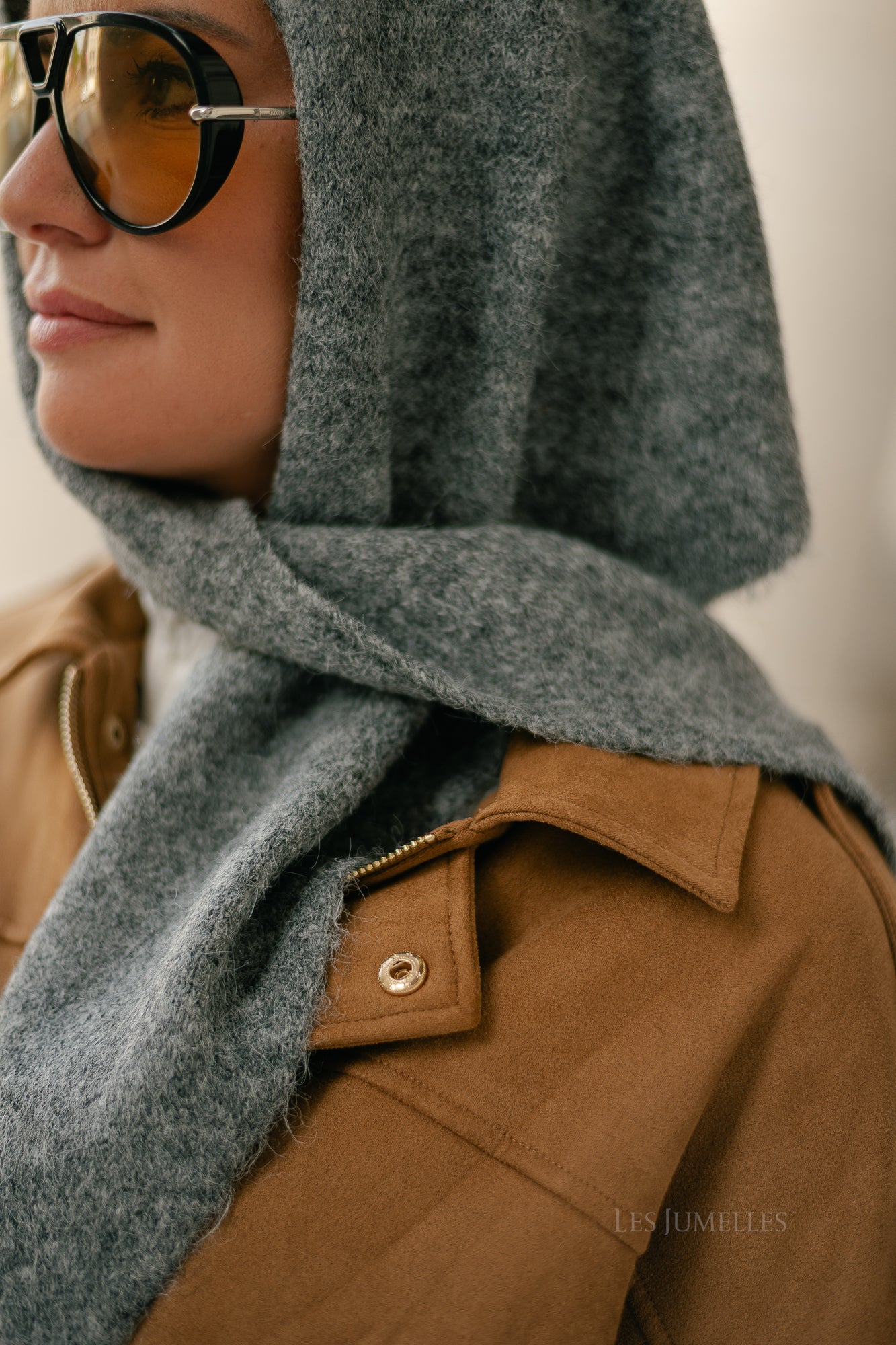Inola scarf grey