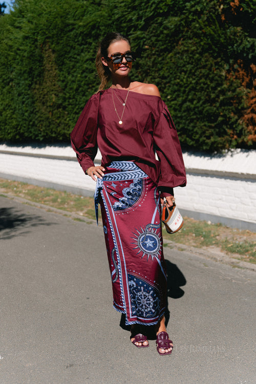 Luna wrap skirt - celestial