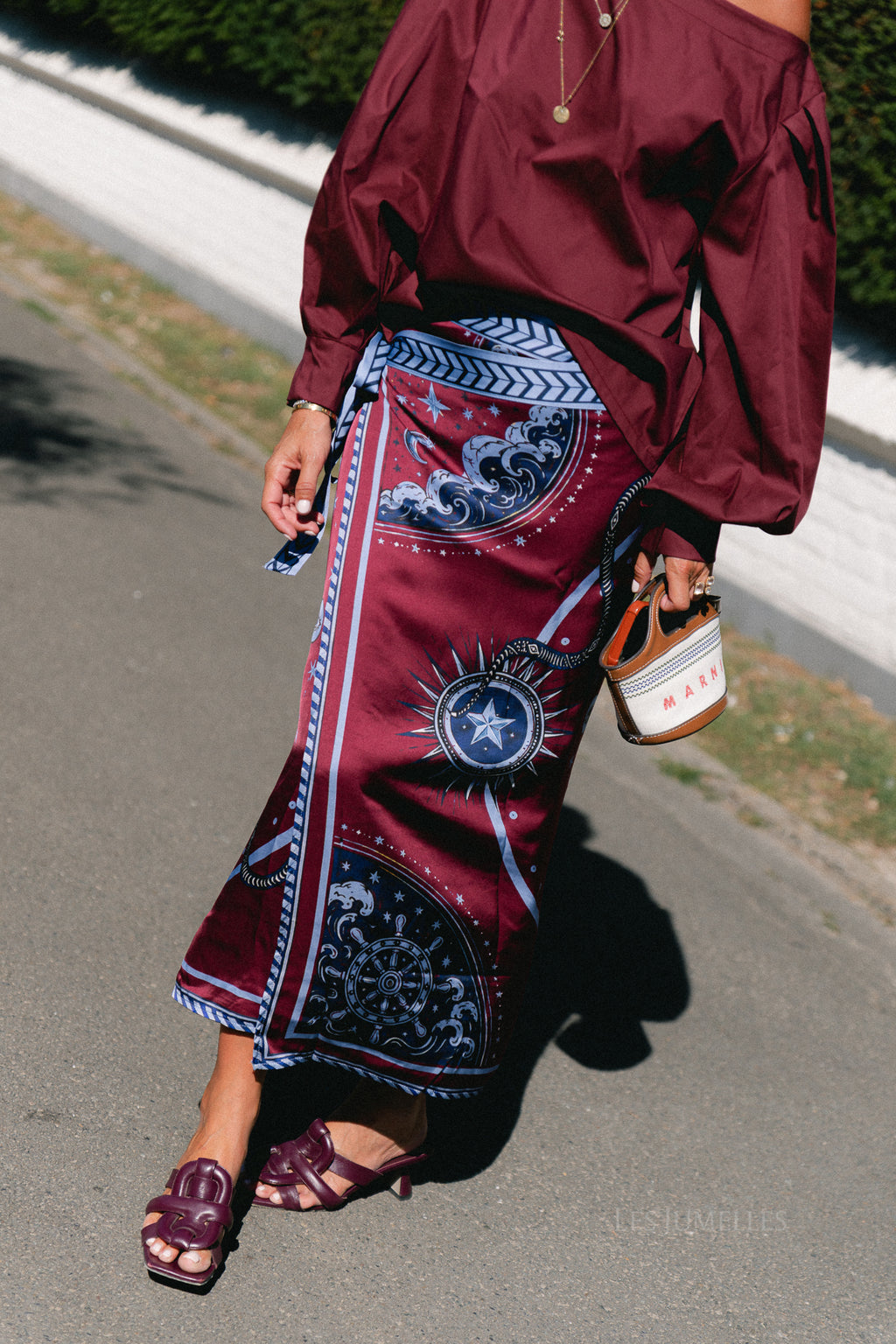 Luna wrap skirt - celestial