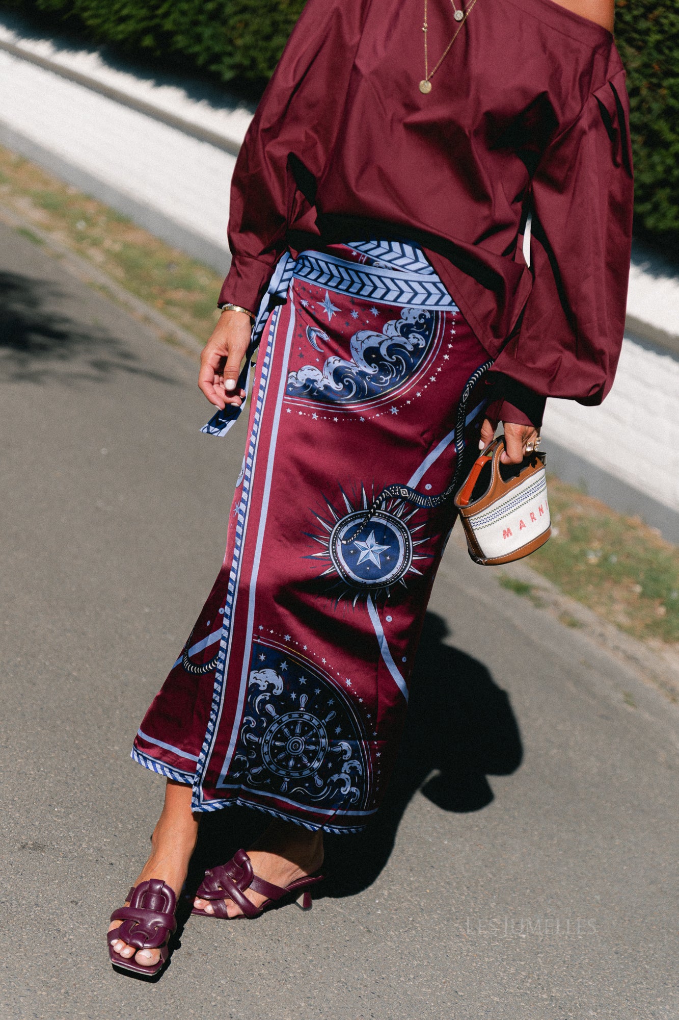 Luna wrap skirt - celestial