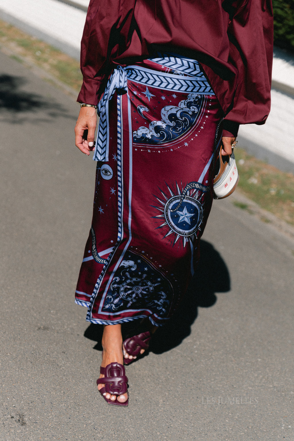 Luna wrap skirt - celestial