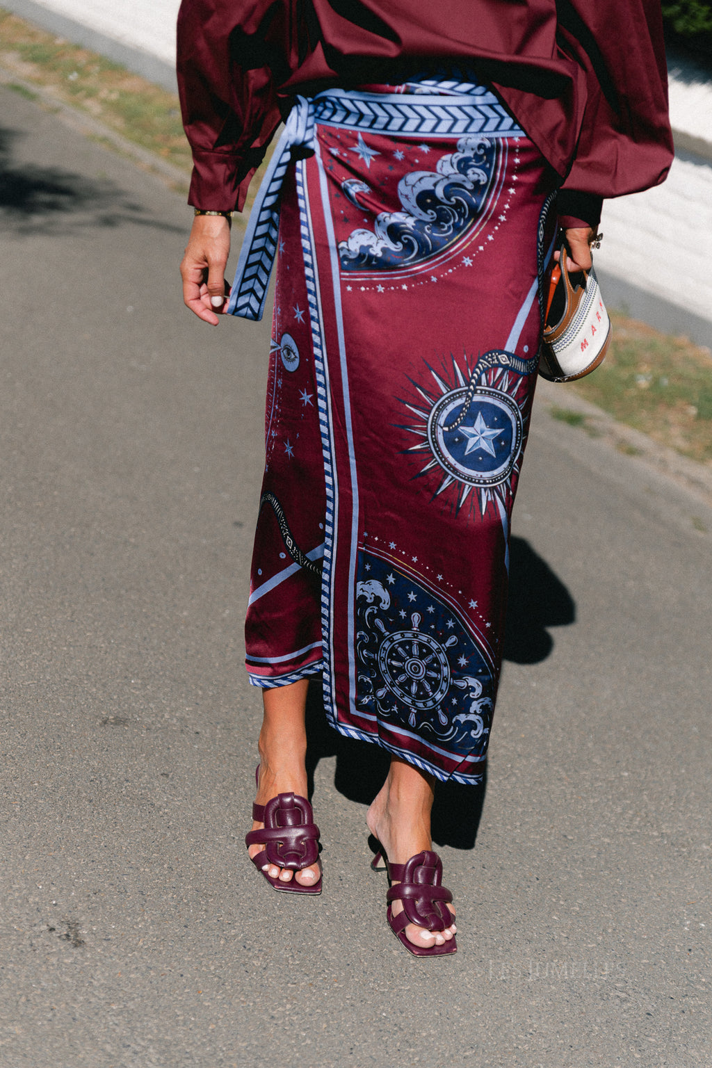 Luna wrap skirt - celestial