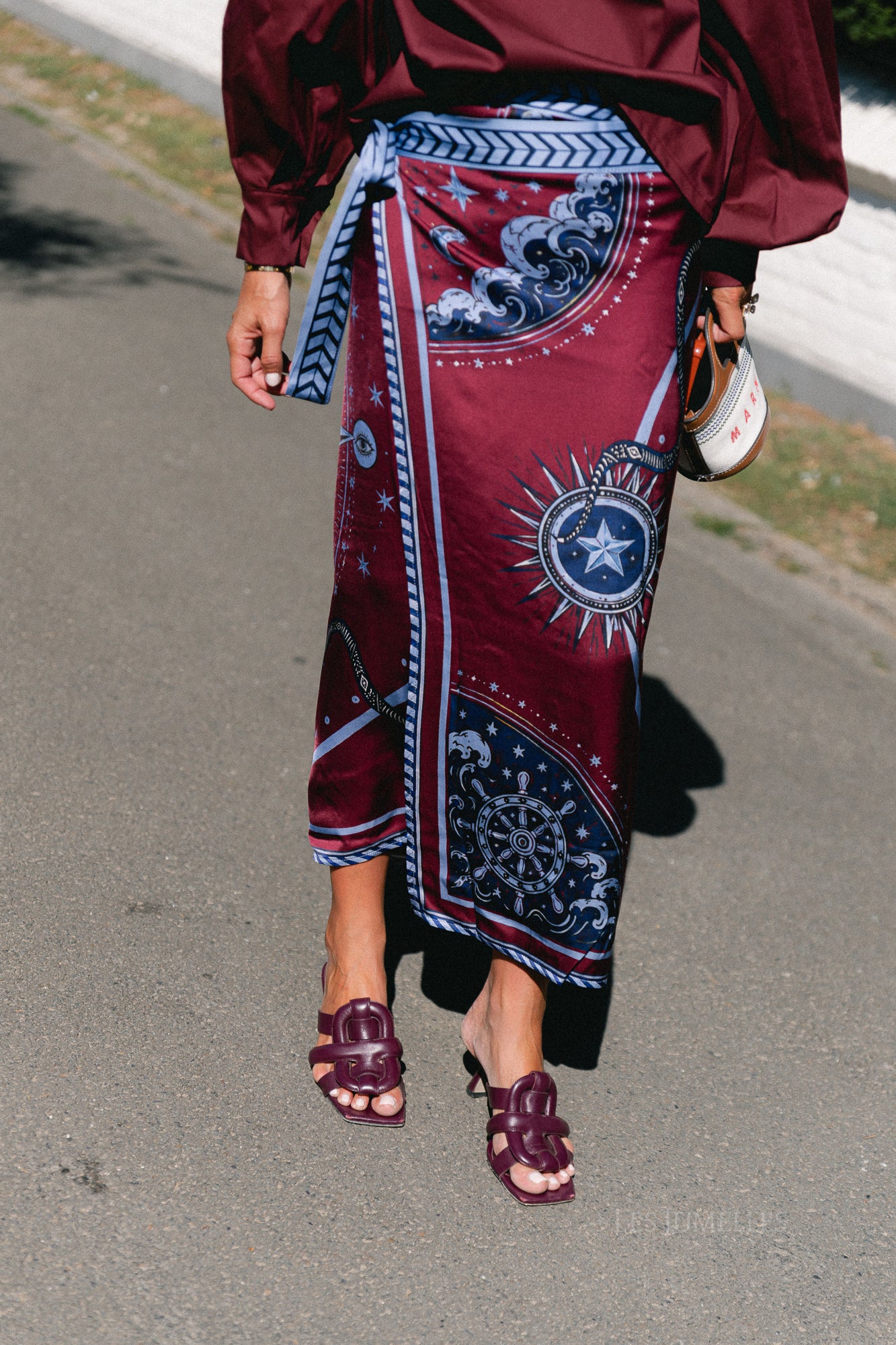 Luna wrap skirt - celestial
