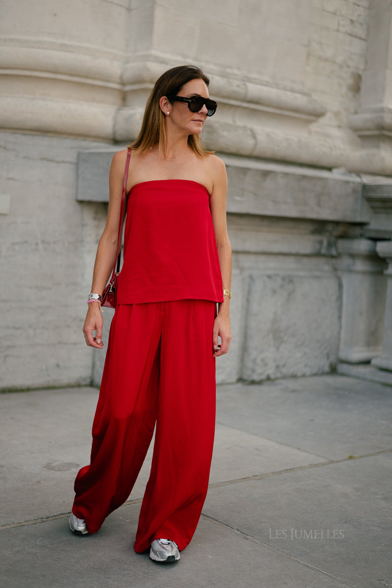 SLFLeonore tube top equestrian red