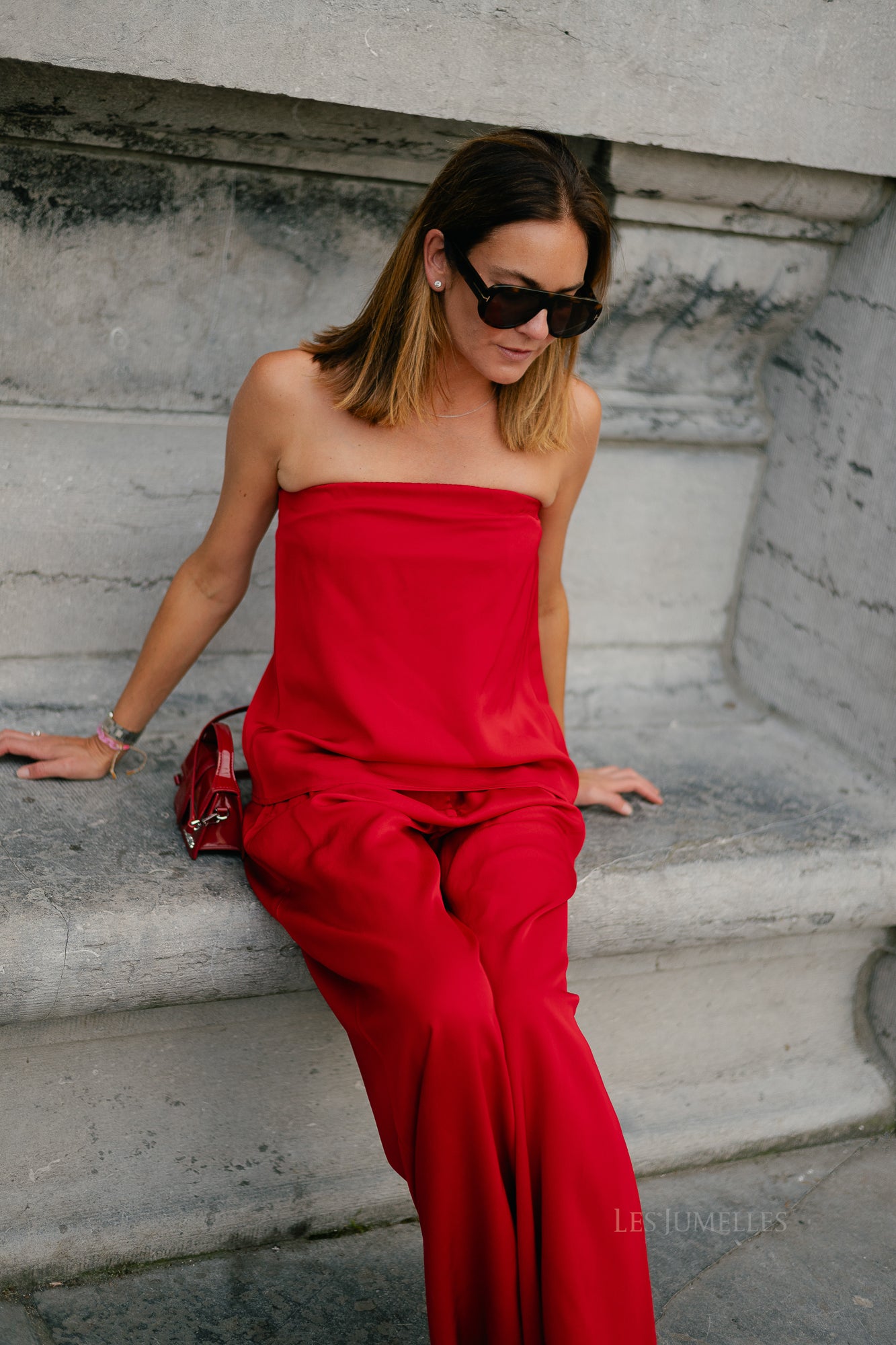SLFLeonore tube top equestrian red