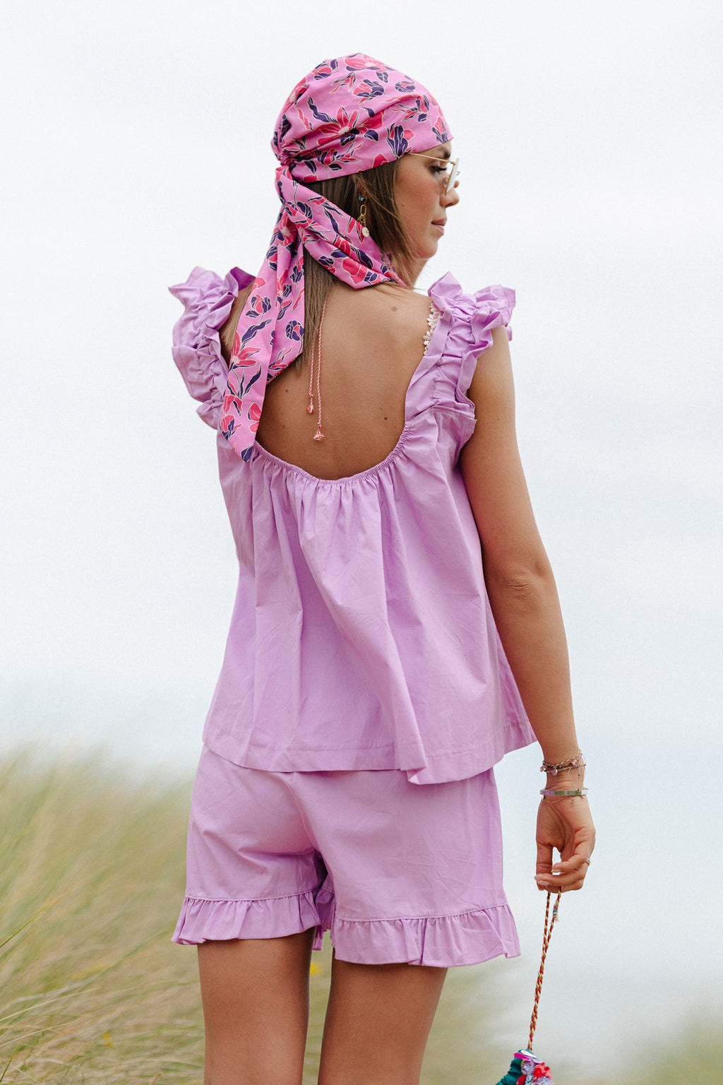 Coralie Shorts Orchid