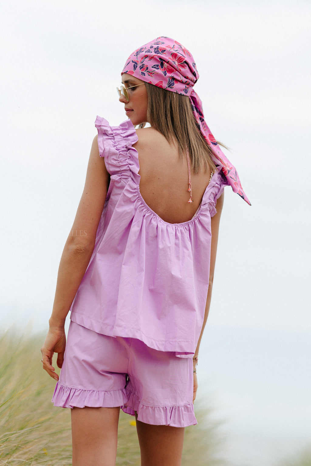 Coralie Shorts Orchid