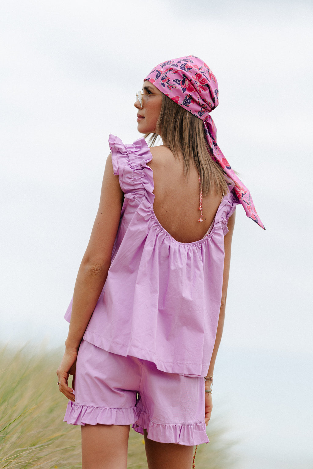 Coralie Shorts Orchid