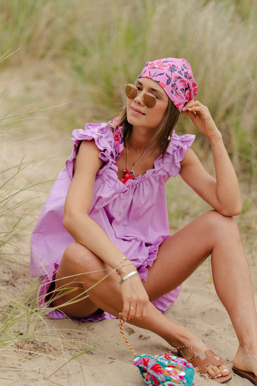 Coralie Shorts Orchid