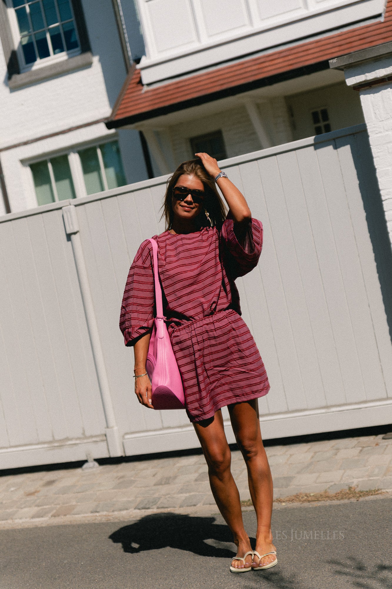 Gigi striped blouse roan rouge