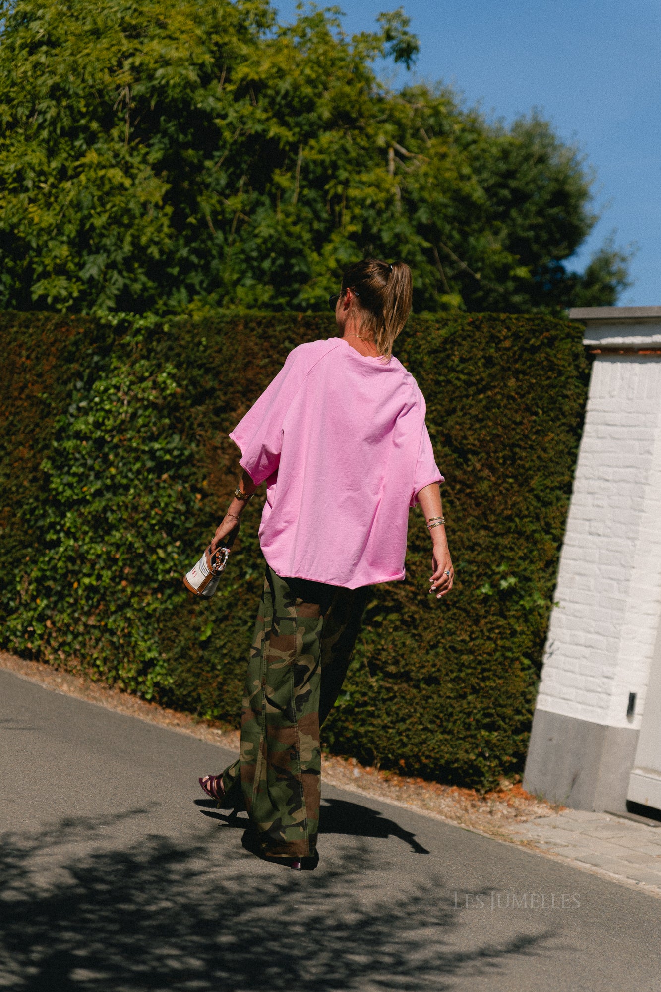 Cassie oversized T-shirt orchid