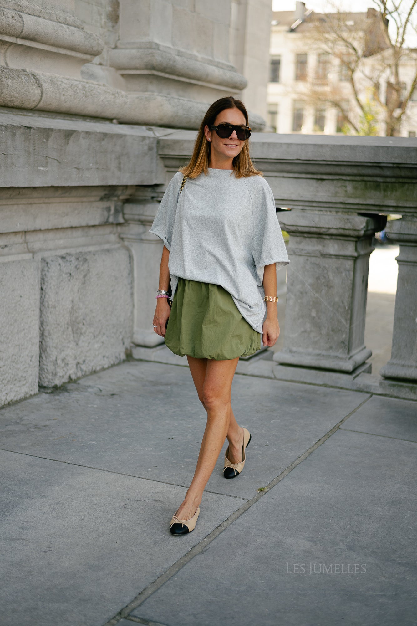 Marissa skirt grape leaf