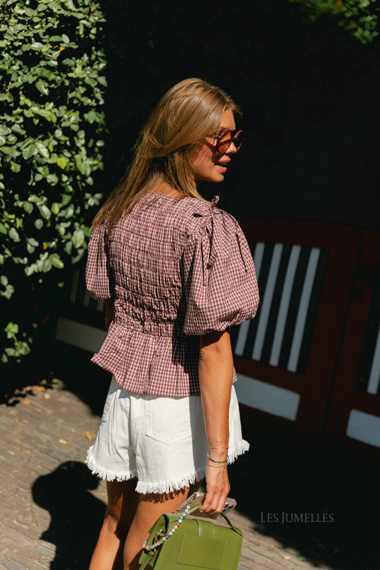 YASVina 2/4 top huckleberry checks