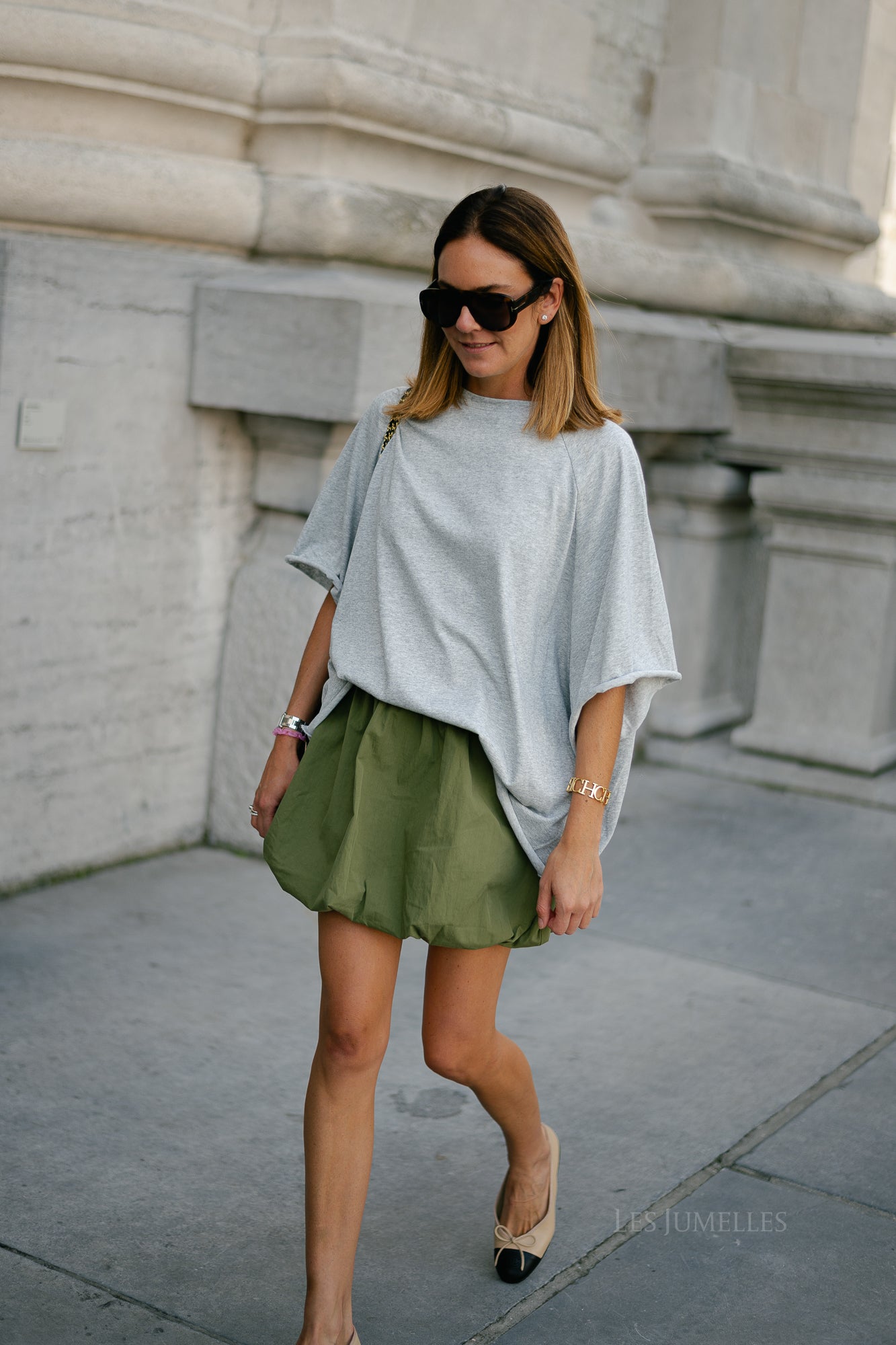 Marissa skirt grape leaf