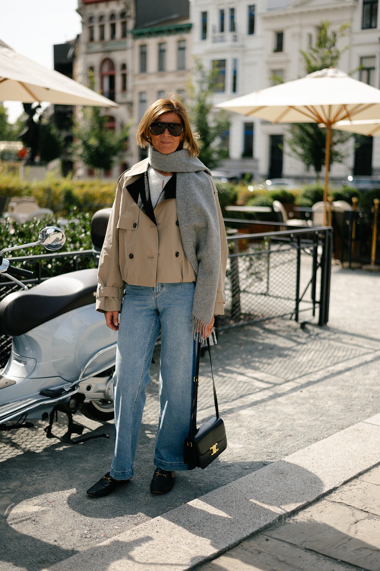 YASElva short jacket sepia tint