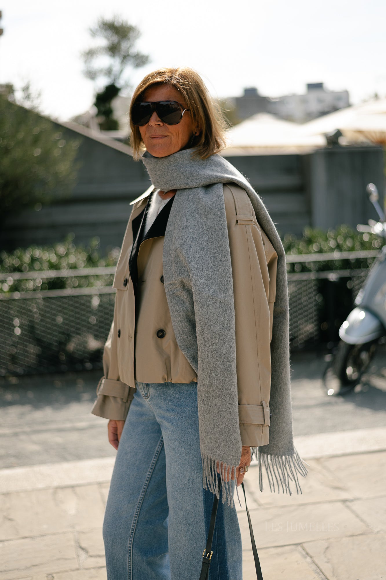 YASElva short jacket sepia tint