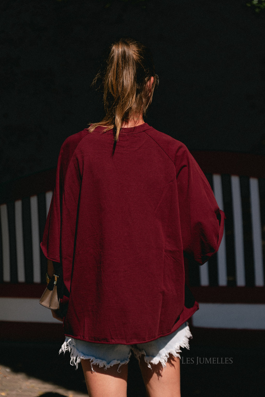 Jeanne T-shirt burgundy
