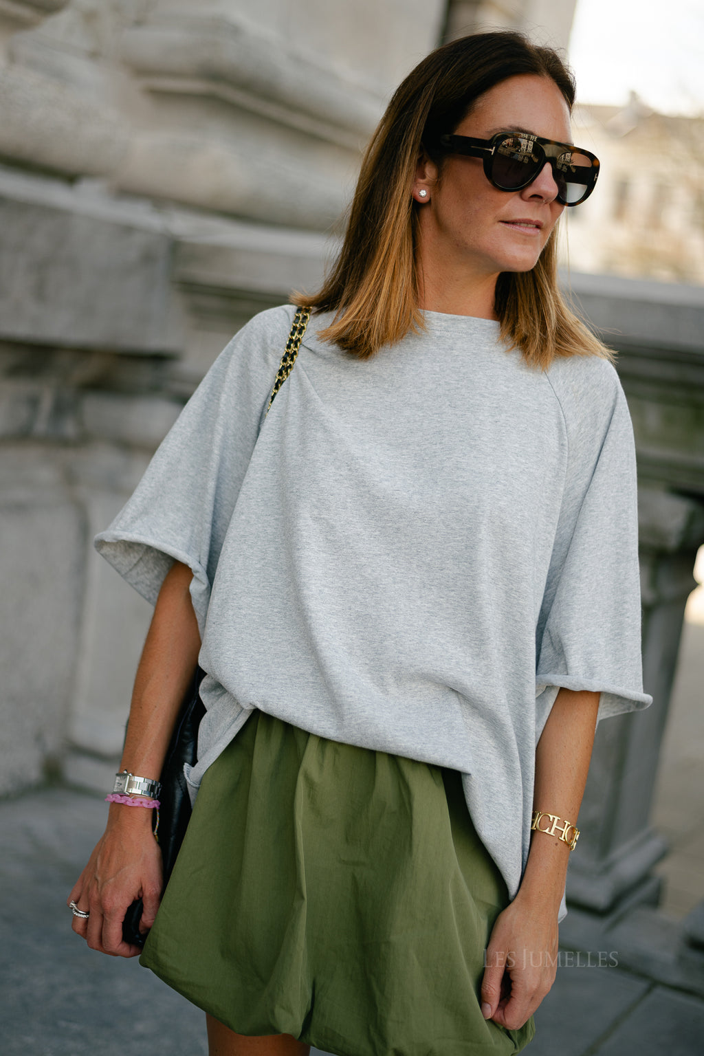 Marissa skirt grape leaf