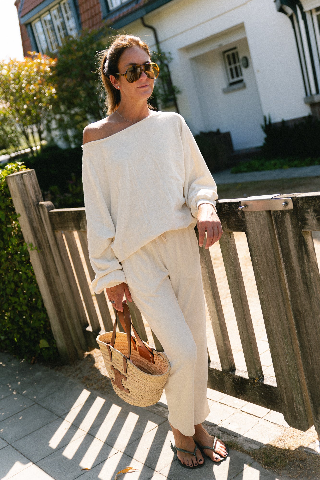 Gisele terry sweatpants butter