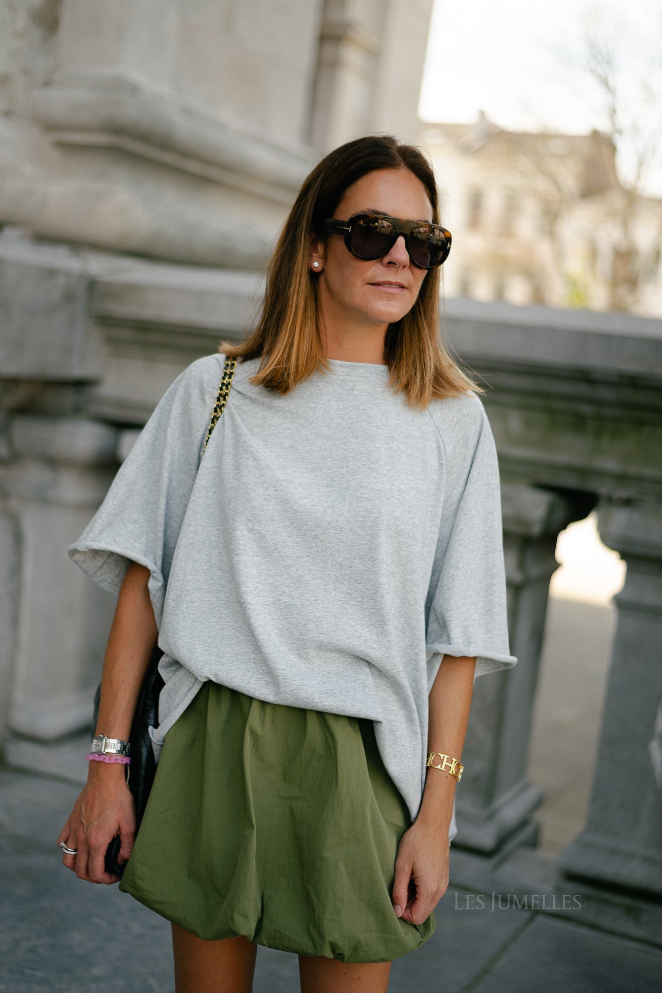 Marissa skirt grape leaf