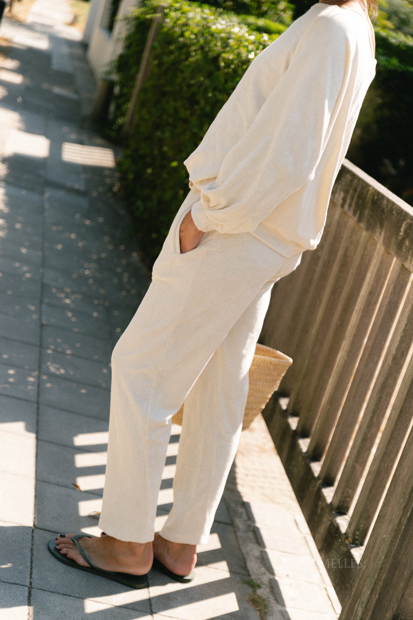 Gisele terry sweatpants butter