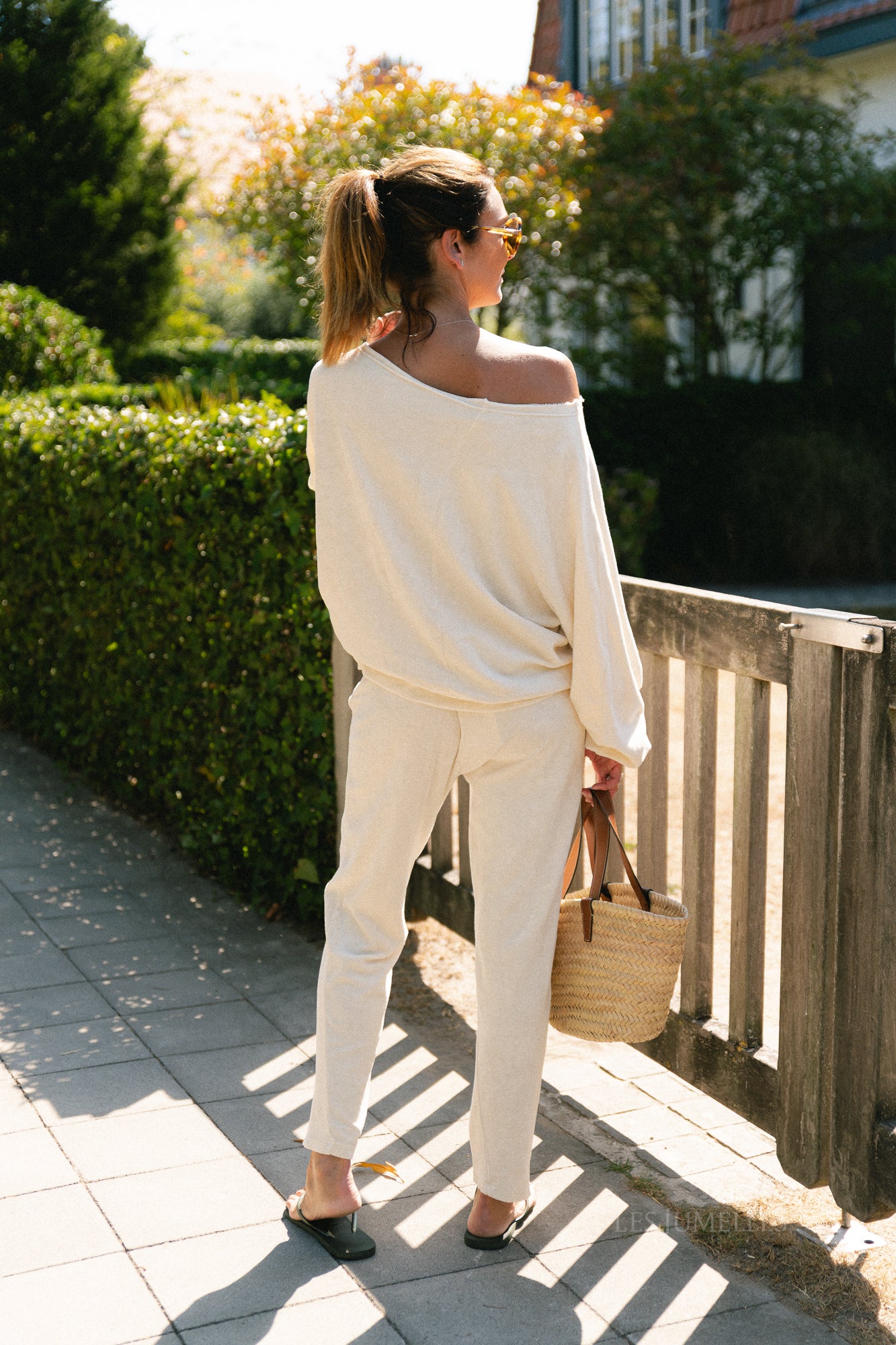 Gisele terry sweatpants butter
